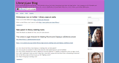 Desktop Screenshot of blog.librarylaw.com